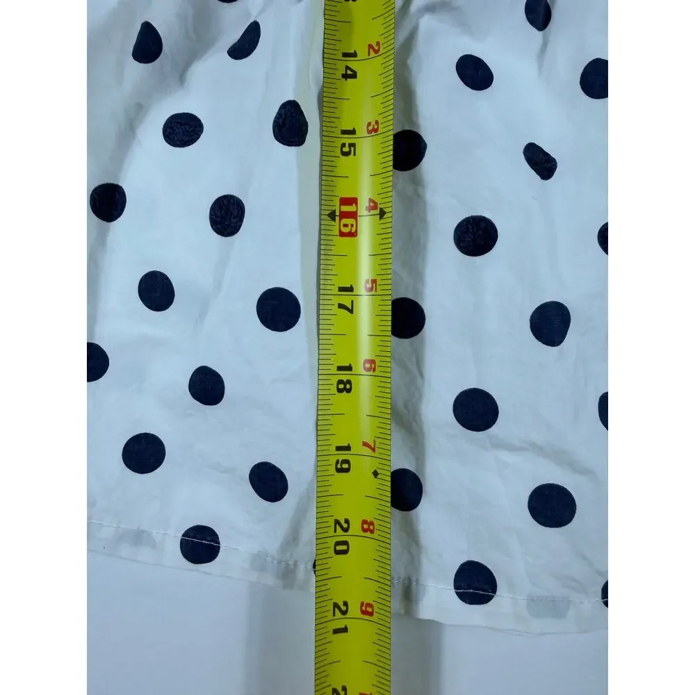 Ralph Lauren Vintage Dress Size 4 Peter Pan Collar Polka Dot